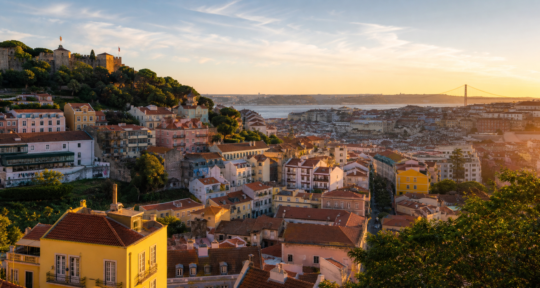 Lisbon city view