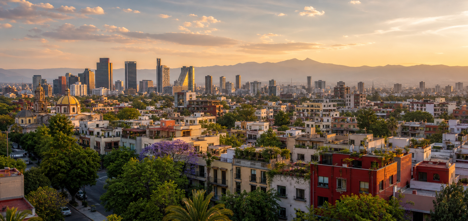 Mexico City city view
